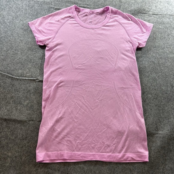 lululemon athletica Tops - LULULEMON Swiftly Tech Short Sleeve Tee 2.0 Women's Size 8 Miami Pink Running